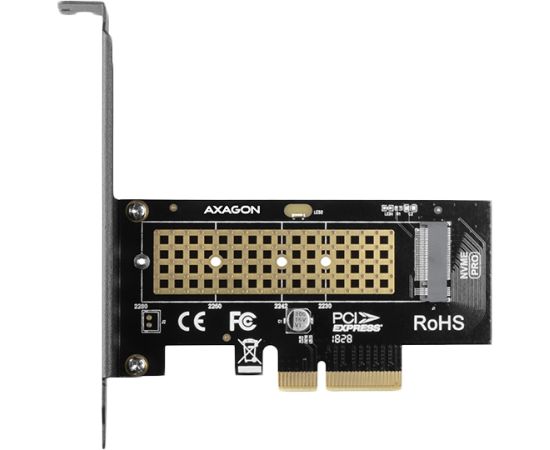 AXAGON PCEM2-N PCI-E 3.0 4x - M.2 SSD NVMe, up to 80mm SSD