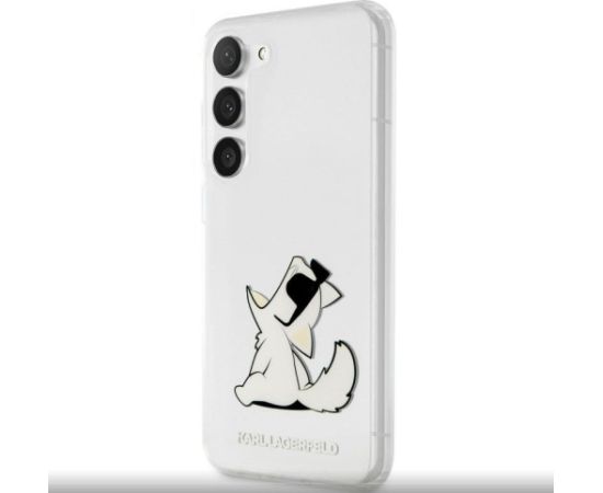 Karl Lagerfeld Samsung  Galaxy S23 PC/TPU Choupette Eat Case Transparent