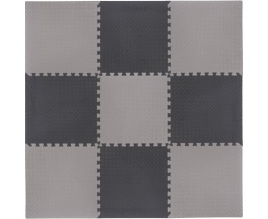 Puzzle mat under sports equipment light grey 9 pieces HMS MP12