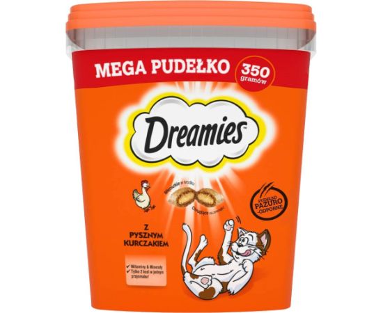 DREAMIES Mixed Flavours with Chicken and Cheese - cat treat - 2x350 g