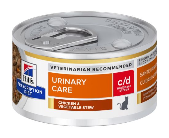 HILL'S PD Feline c/d Urinary Stress Stews - wet cat food - 82 g