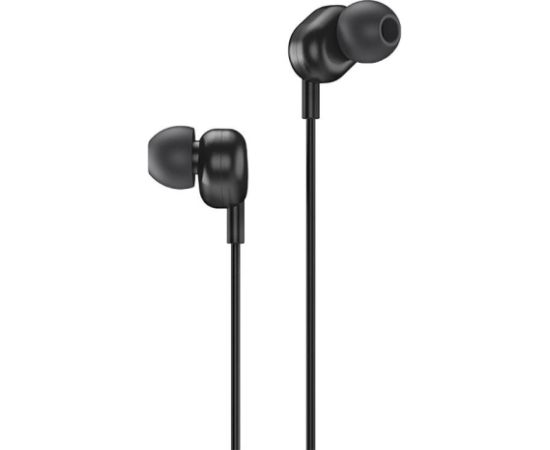 Remax RW-105 earphones, 3.5mm jack (black)