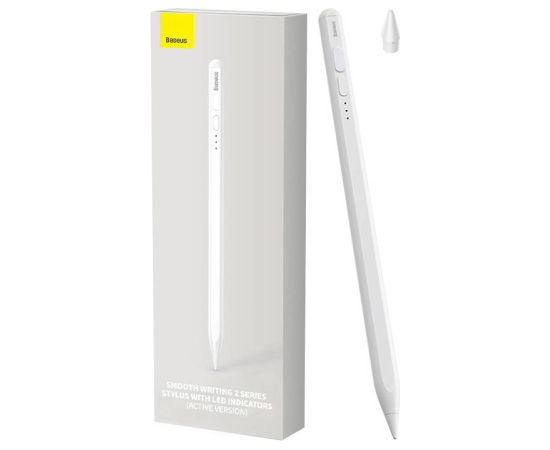 Baseus Smooth Writing 2 Stylus Pen with LED Indicators (white)