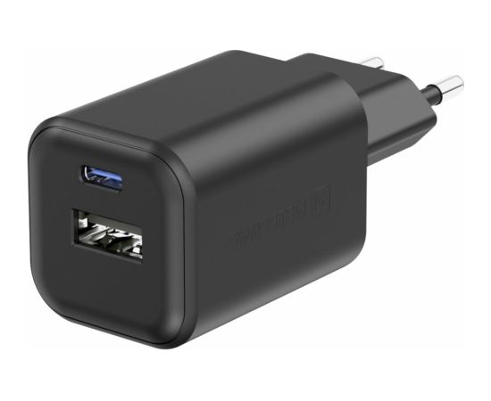 Swissten Travel 3арядное устройство GaN USB-C / PD USB-A / 18W QC / 45W