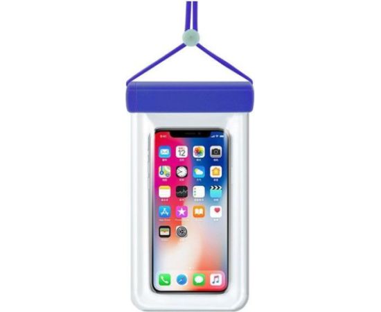 iLike Universal  Waterproof phone case 115 mm x 220 mm pool beach bag Blue