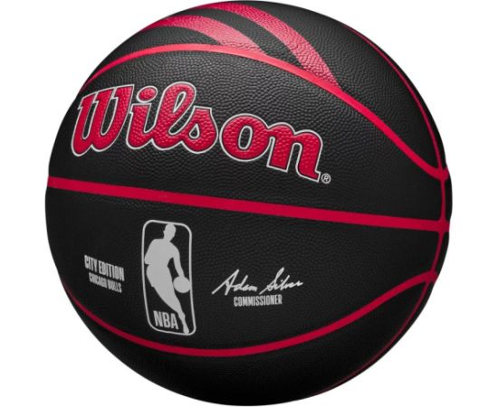 Wilson NBA Team City Collector Chicago Bulls WZ4024105XB basketball (7)