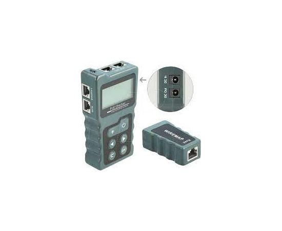 DeLOCK Network Tester RJ45 / PoE / DC + LCD | 63110