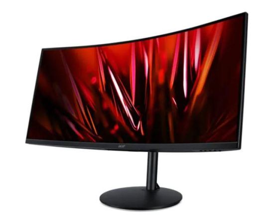 LCD Monitor ACER XZ342CUS3BMIIP 34" Gaming/Curved/21 : 9 Panel VA 3440x1440 21:9 180 hz Matte 1 ms Speakers Swivel Height adjustable Tilt Colour Black UM.CX2EE.301