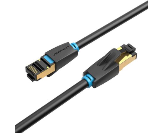 Network Cable CAT8 SFTP Vention IKABL RJ45 Ethernet 40Gbps 10m Black