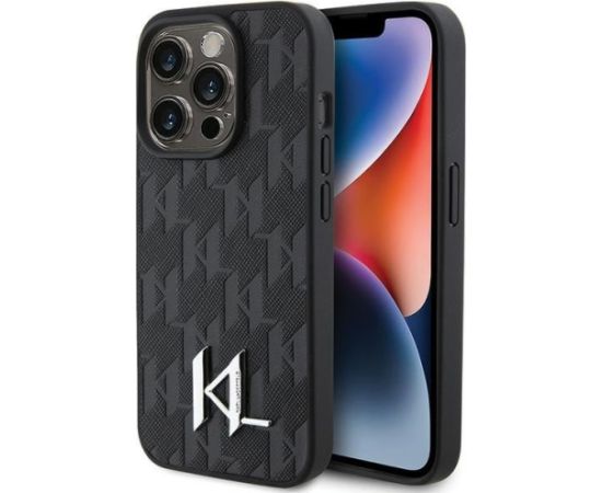 Karl Lagerfeld KLHCP15XPKLPKLK Aizmugurējais Apvalks Priekš Apple iPhone 15 Pro Max