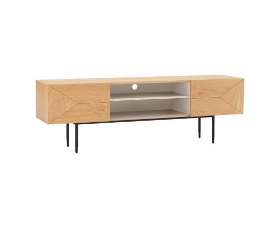 TV-table NATE 180x40xH58cm, oak