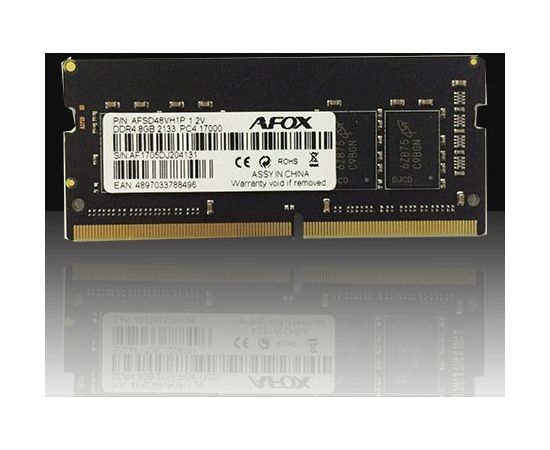 AFOX AFSD48VH1P 8GB DDR4 2133MHz SODIMM module