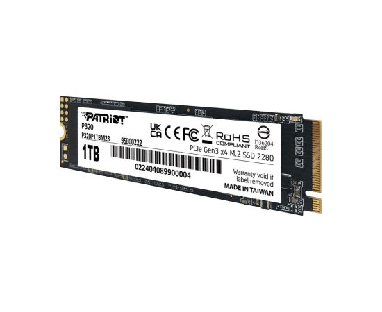 SSD Patriot Viper P320 M.2 PCI-Ex4 NVMe 1TB 3GB/s