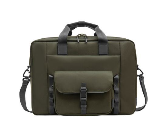 HP Modular 15.6 Top Load, 3-in-One (RFID Pouch, Top Load, Sleeve), Water Resistant, Cable Pass-through, 22 Liter Capacity - Dark Olive Green / 9J497AA