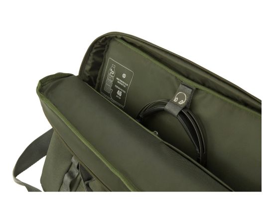 HP Modular 15.6 Top Load, 3-in-One (RFID Pouch, Top Load, Sleeve), Water Resistant, Cable Pass-through, 22 Liter Capacity - Dark Olive Green / 9J497AA