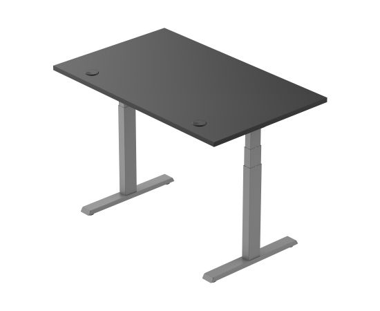 Adjustable Height Table Up Up Thor Gray, Table top M Black