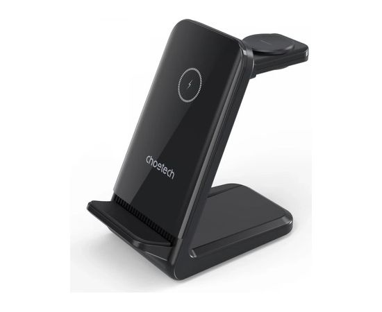 Wireless Charging Stand CHOETECH, 15W, 3-in-1