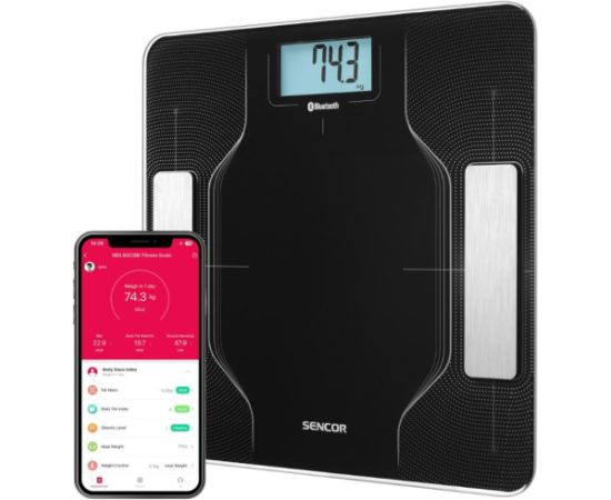 Smart fitness scale Sencor SBS8002BL