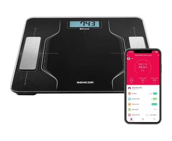 Smart fitness scale Sencor SBS8002BL