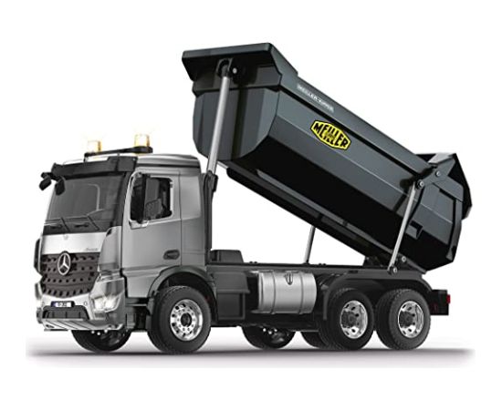 Jamara Dump truck Mercedes-Benz Arocs Metal Meiller, toy wehicle (silver/black, 1:20)