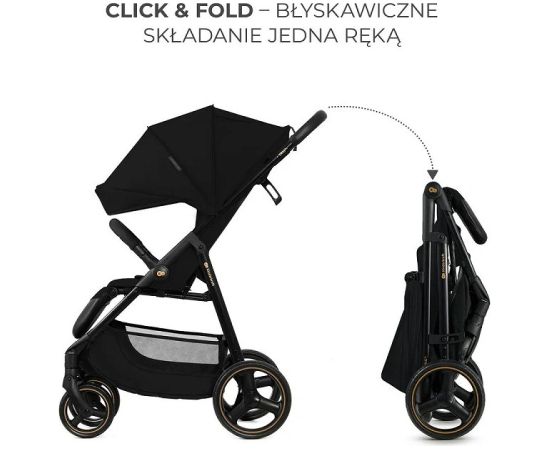 Kinderkraft wózek spacerowy TRIG 3 ONYX BLACK