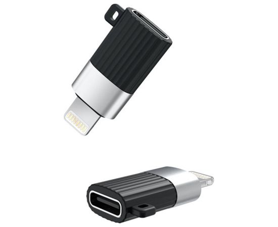 Adapter USB-C to Lightning XO NB149-D (black)