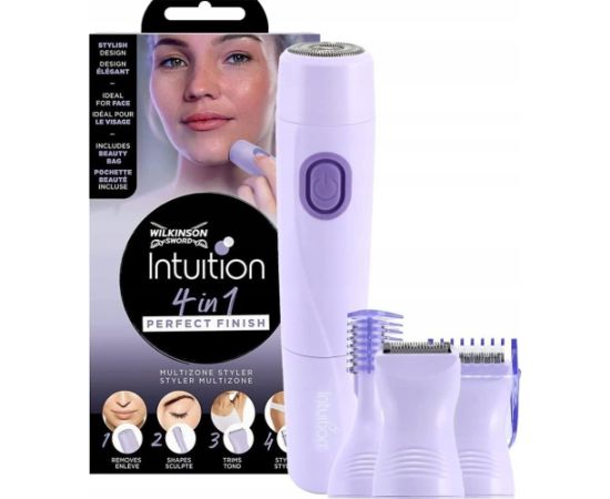 WILKINSON_Intuition 4in1 Perfect Finish maszynka do golenia twarzy i ciała dla kobiet z czterema wymiennymi nakładkami