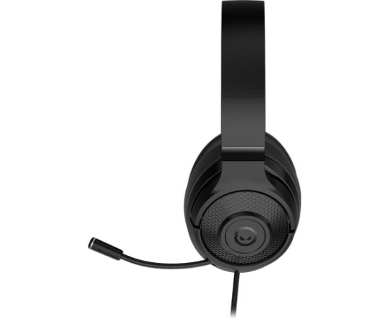 LORGAR Noah 101, Gaming headset with microphone, 3.5mm jack connection, cable length 2m, foldable design, PU leather ear pads, size: 185*195*80mm, 0.245kg, black