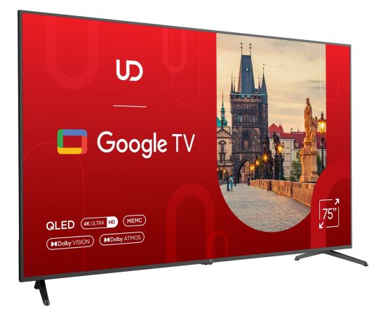 UD 75" TV 75QGU8210S 4K Ultra HD, Q-LED, DVB-T/T2/C