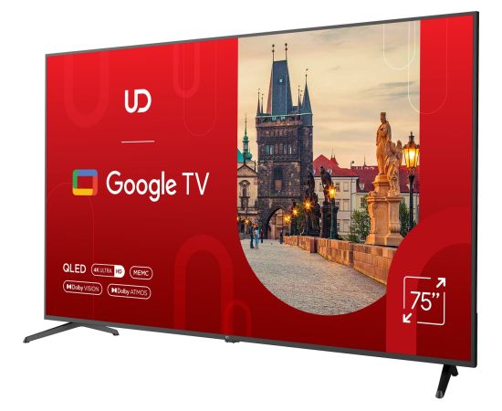 UD 75" TV 75QGU8210S 4K Ultra HD, Q-LED, DVB-T/T2/C