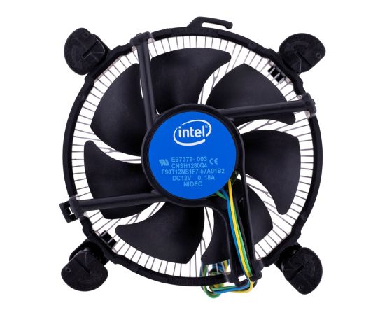 Intel E97379-003 computer cooling system Processor Air cooler Aluminium, Black