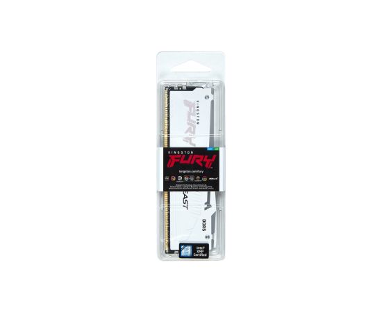 KINGSTON DDR5 16GB 6400MT/s CL32 DIMM FURY Beast White RGB EXPO