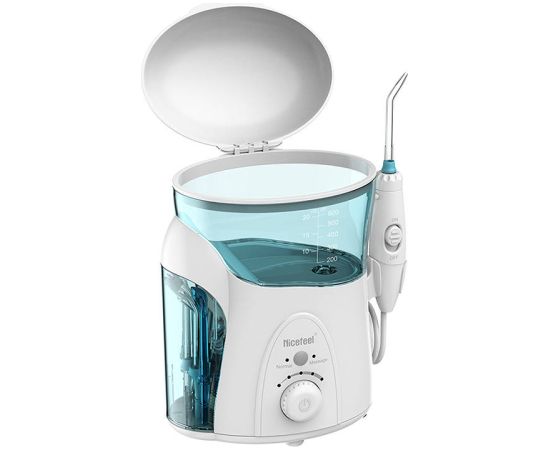 Nicefeel Deskopt water flosser 600ml with head set and UV disinfection FC288