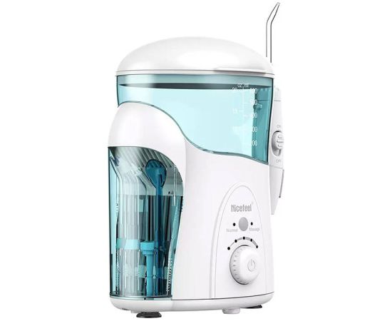 Nicefeel Deskopt water flosser 600ml with head set and UV disinfection FC288