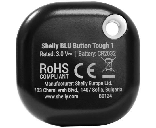 Action and Scenes Activation Button Shelly Blu Button Tough 1 (black)