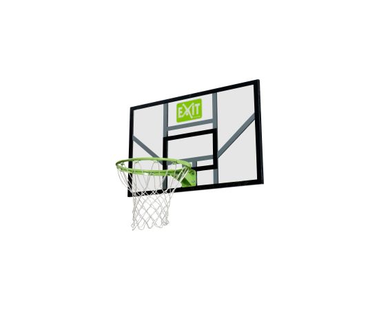 EXIT Galaxy basketbola aizmugure ar stīpu un tīklu - zaļa/melna