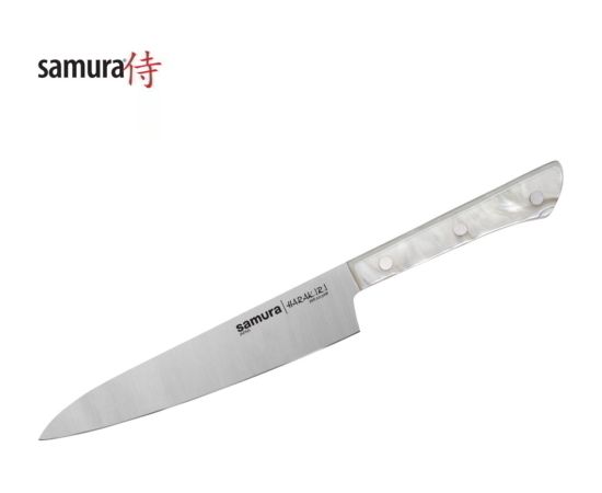 Samura Harakiri Acryl Универсальный Кухонный нож 150mm с акриловой ручкой с AUS 8 кованной японской стали 58 HRC