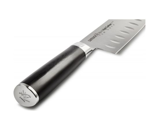 Samura MO-V Кухонный нож Santoku 7"/180mm из AUS 8 Японской стали 59 HRC