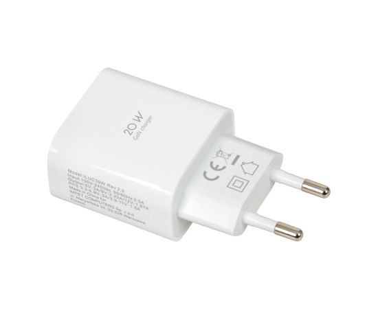 Ibox WALL CHARGER I-BOX C-39 USB-C PD20W WITH CABLE