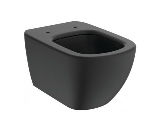 Ideal Standard TESI AquaBlade® WC, Silk Black stiprināms pie sienas, 365x535 mm