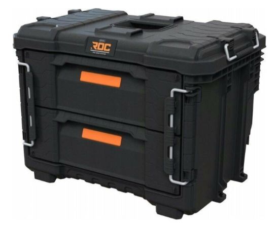 Keter Instrumentu kaste ar 2 atvilktnēm ROC Pro Gear 2 Drawers Unit XL 56,5x37,5x41,3cm