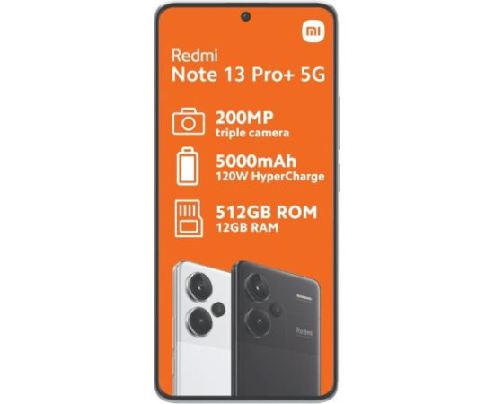 XIAOMI REDMI NOTE 13 PRO+ 5G 12/512GB SMARTPHONE WHITE
