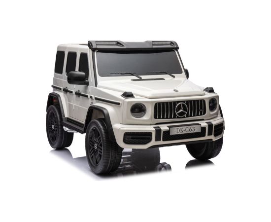 Lean Cars Battery Car Mercedes G63 XXL White 4x4