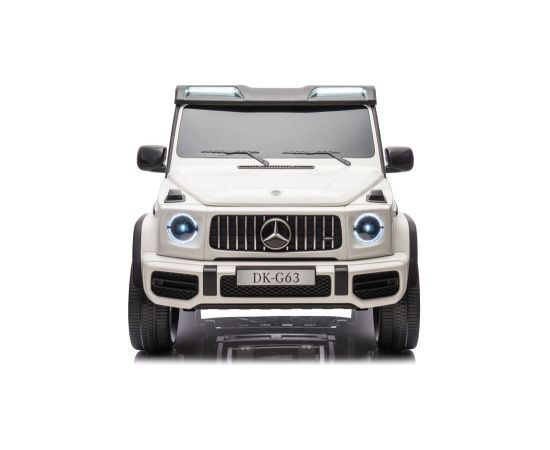 Lean Cars Battery Car Mercedes G63 XXL White 4x4