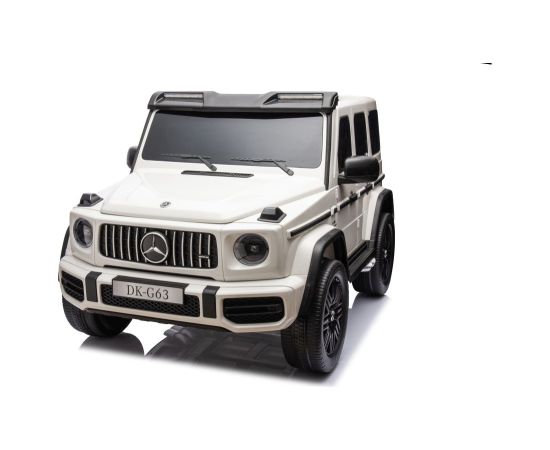 Lean Cars Battery Car Mercedes G63 XXL White 4x4