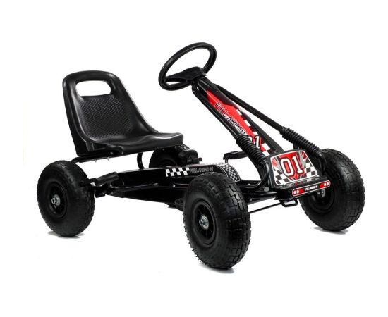 Lean Cars A-15 Go-Cart Black Pumped Wheels