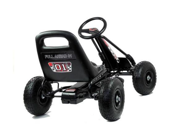 Lean Cars A-15 Go-Cart Black Pumped Wheels