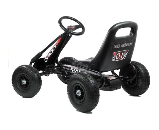 Lean Cars A-15 Go-Cart Black Pumped Wheels