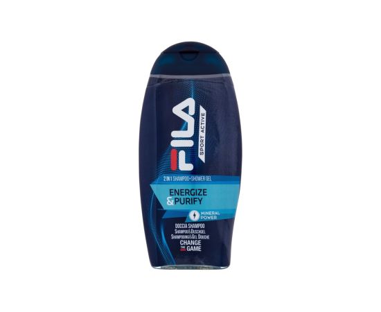 Fila Sport Active / Energize & Purify 2in1 Shampoo + Shower Gel 250ml