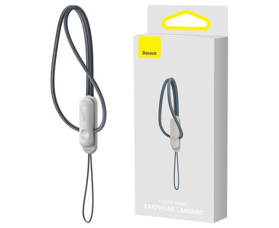 Earphone Lanyard Baseus Crystal Series (Gray)